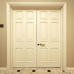 Holland Park Timber Entry Door - W14 – Holland Park – Curved in plan Sash Windows and French Doors - image 9
