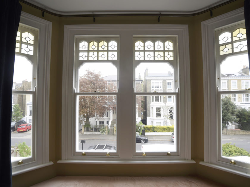 Clapham - Timber Sash Windows - SW4 – Clapham – Timber Sash Windows and Entry Door Keep Existing Glass - image 10